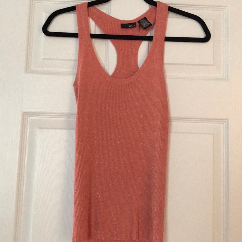 Shimmer racer back tank